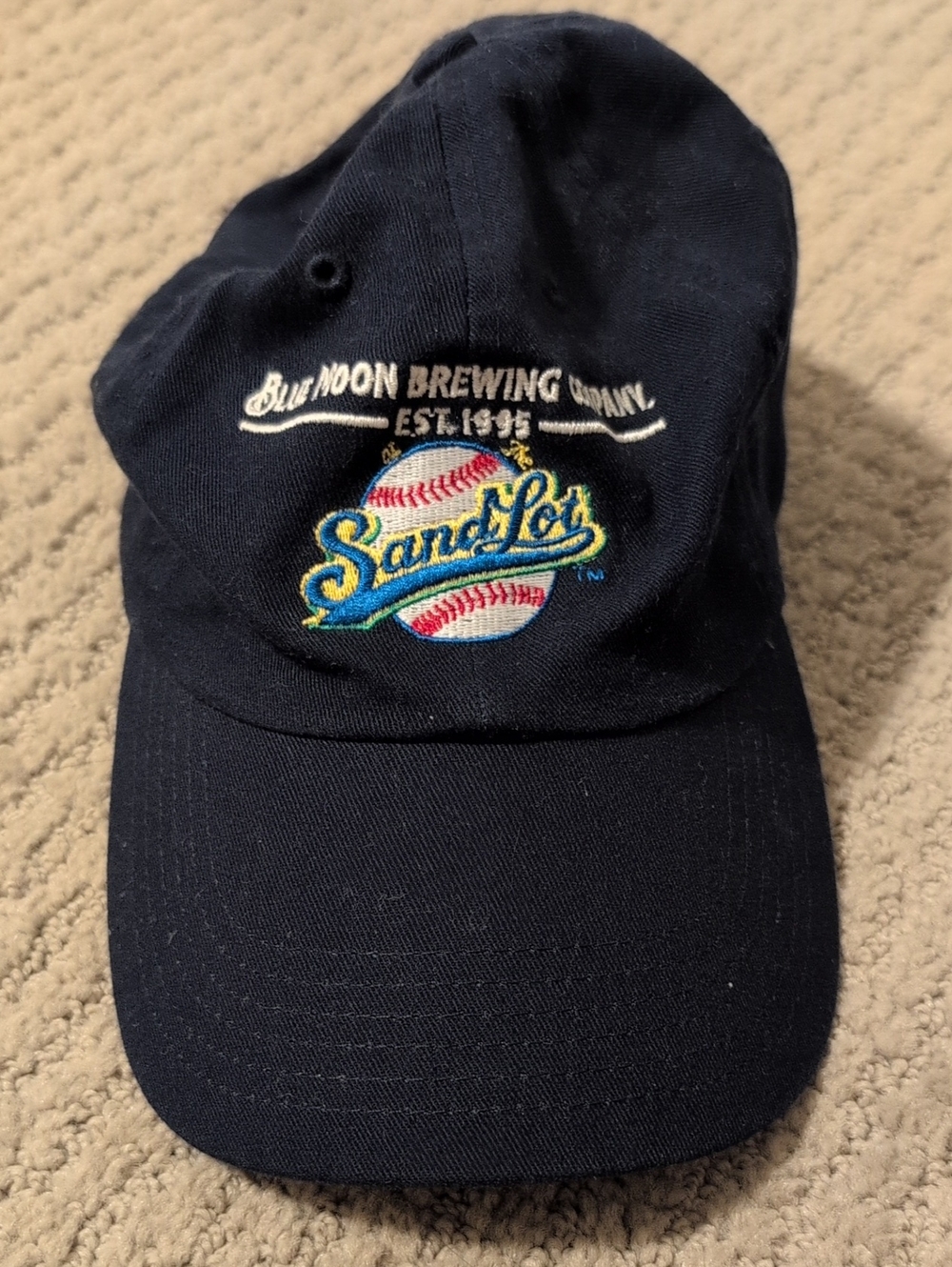 Blue Moon Brewing Co. Sandlot Navy Baseball Cap